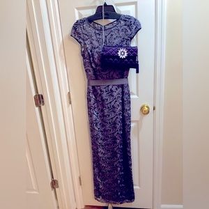 Mother of the bride/groom dress w/shoes (size 6) and purse.  Dress only, $75